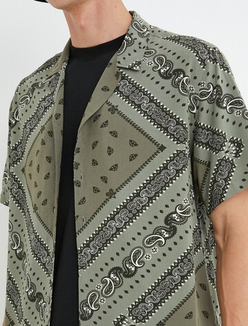 Koton Regular fit Button Up Shirt in Grey