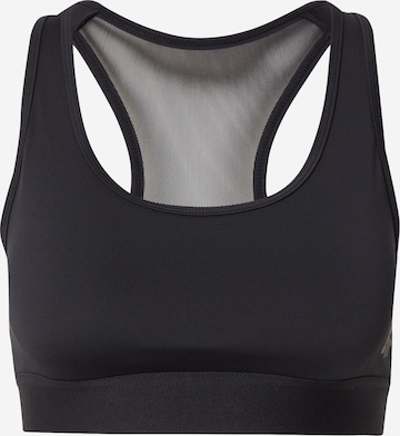 Bustier Soutien-gorge de sport 4F en noir : devant