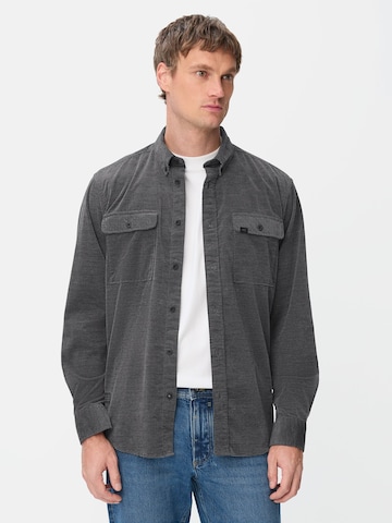 Coupe regular Chemise CAMEL ACTIVE en gris : devant