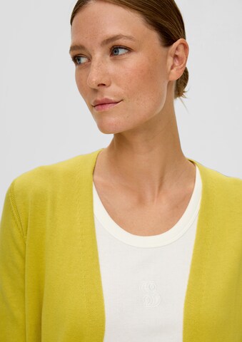 Cardigan s.Oliver en jaune