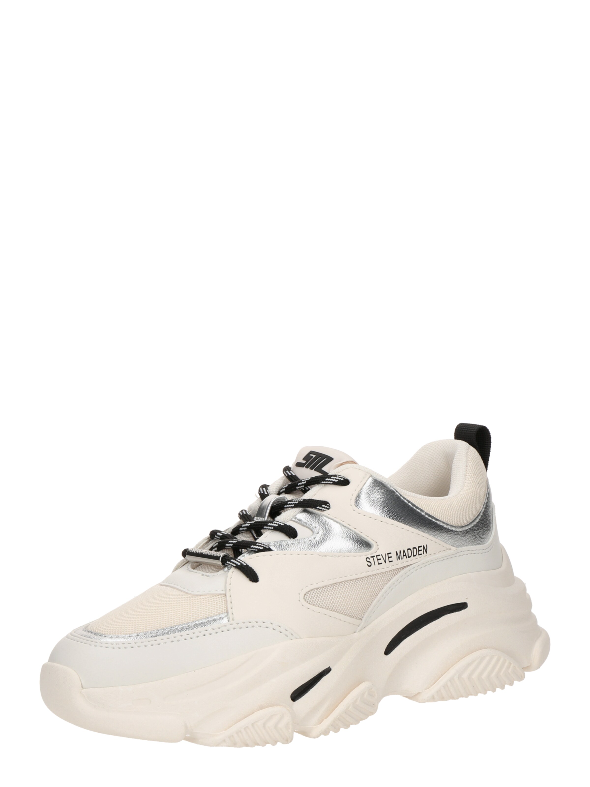 STEVE MADDEN Platform trainers 'Progressive' in Beige: front