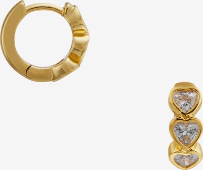 Orelia Earrings in Gold / Transparent, Item view