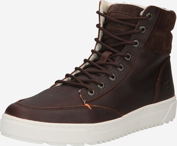 HUB Lace-Up Boots 'Dublin 2.0' in Brown: front