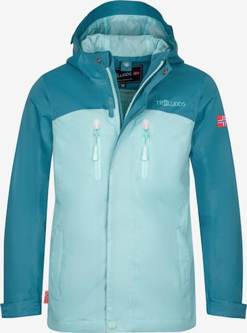 TROLLKIDS Outdoor jacket in Blue: front