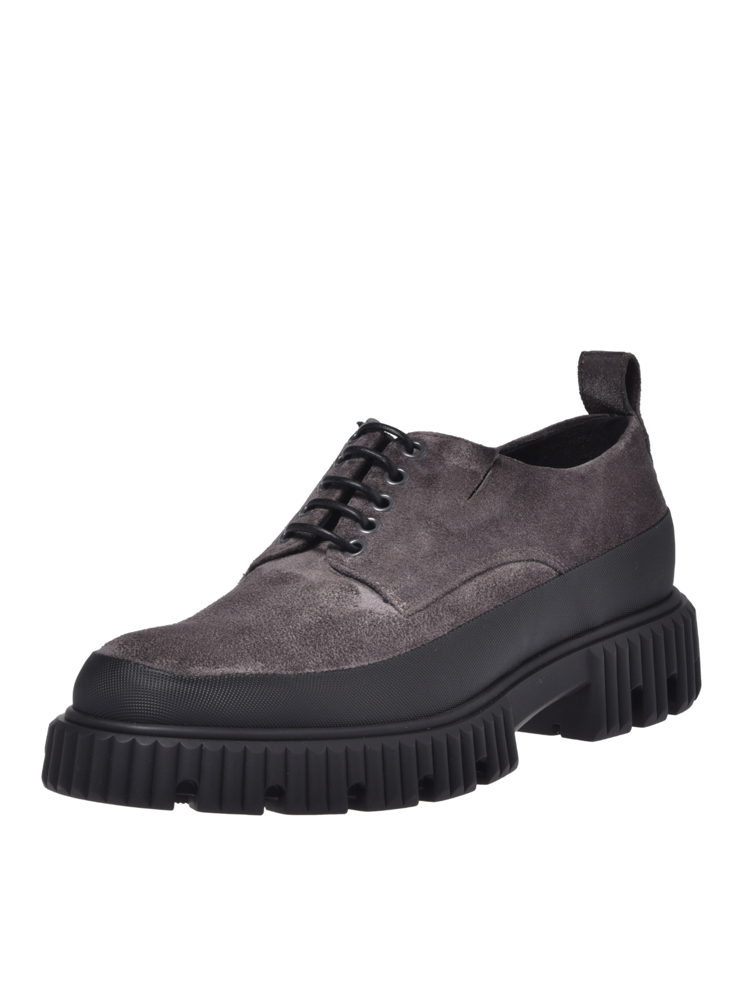 BALDININI Veterschoen in Grijs: voorkant