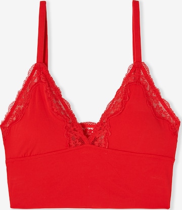 ETAM Bra 'Pure Soft Lace' in Red: front