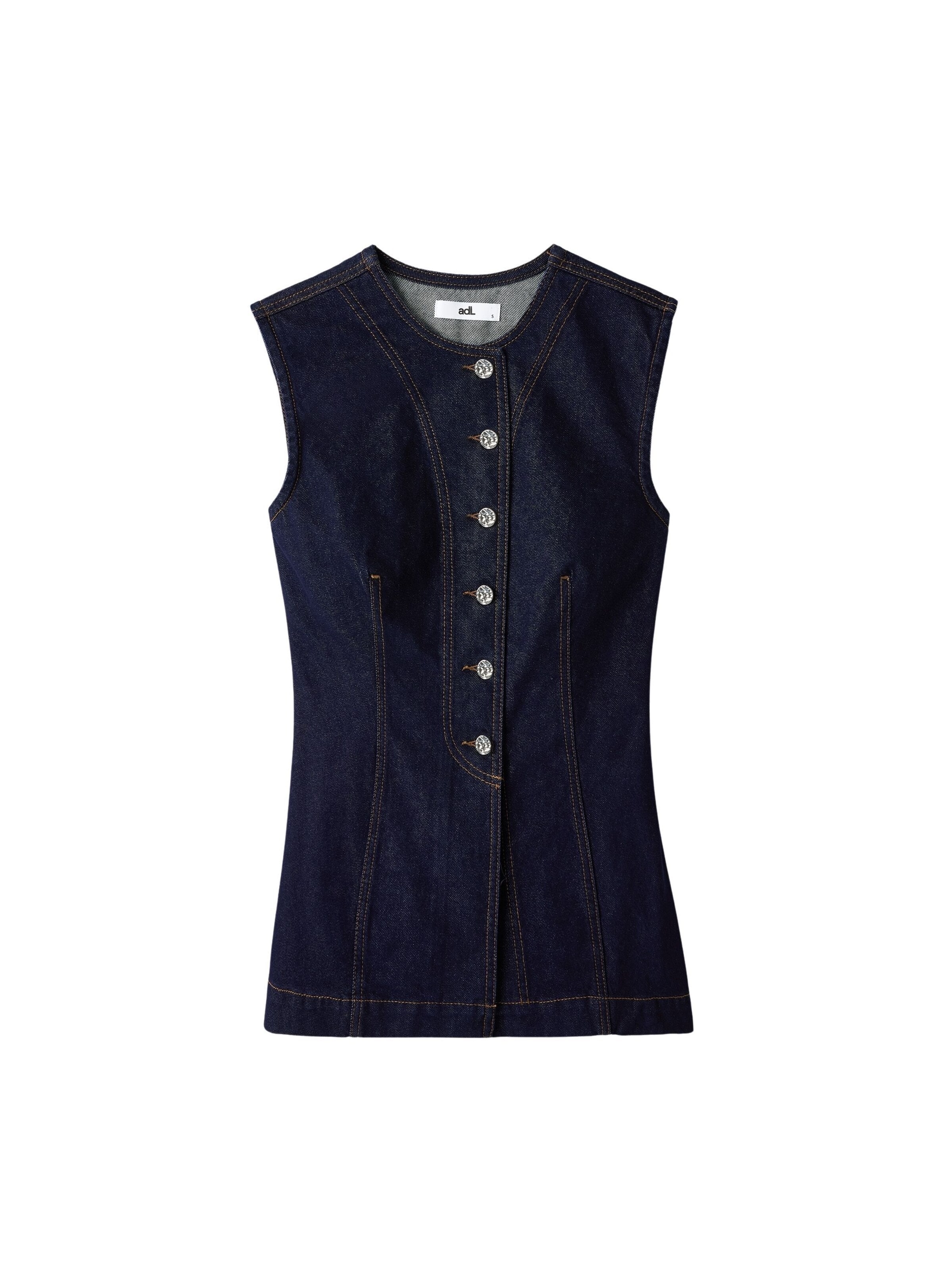 adl Vest in Blue: front
