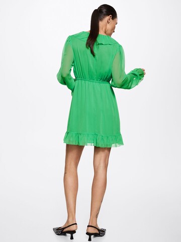 MANGO Kleid in Grün