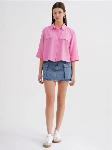 MixRay Bluse in Pink