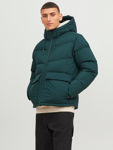 Veste mi-saison 'Vesterbro' JACK & JONES en vert : devant