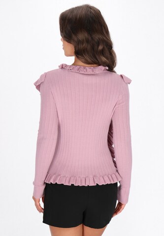 Pull-over faina en rose