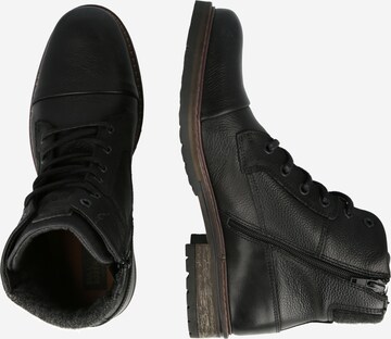 BULLBOXER Lace-Up Boots in Black