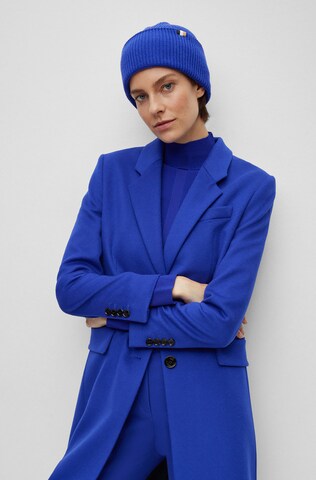 BOSS Beanie ' Laura ' in Blue: front