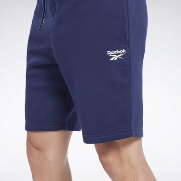 Regular Pantalon de sport 'Identity' Reebok en bleu