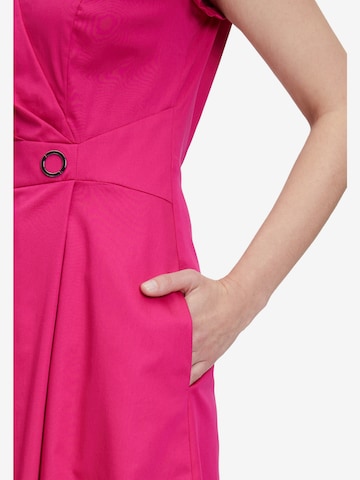 Vera Mont Basic-Kleid mit ausgestelltem Rock in Pink