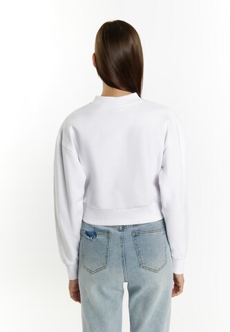 MYMO - Sweatshirt 'Keepsudry' em branco