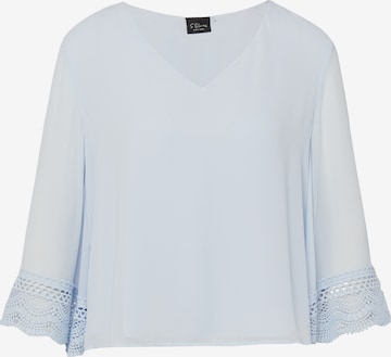 Chemisier s.Oliver en bleu : devant