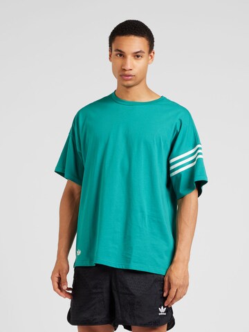 ADIDAS ORIGINALS - Camisa 'NEU C' em verde: frente