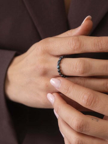 PURELEI Ring 'Pearly Anxiety' in Blue: front