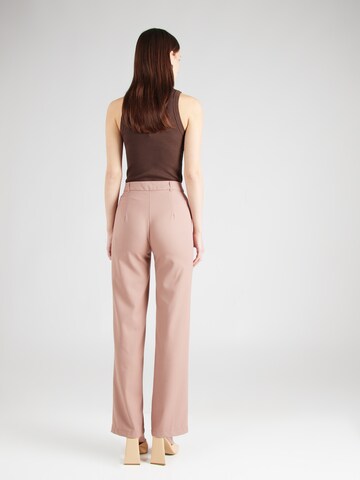 Regular Pantaloni cu dungă de la Trendyol pe roz