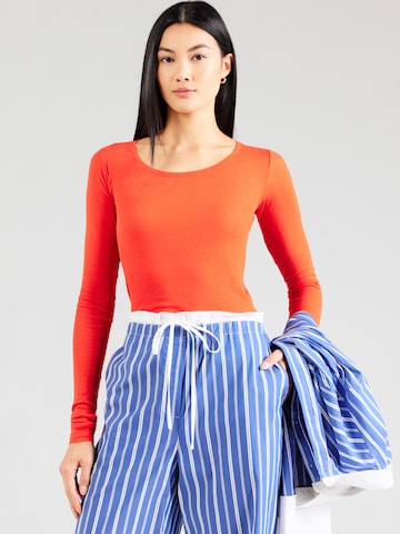 AMERICAN VINTAGE Shirt 'MASSACHUSETTS' in Red: front