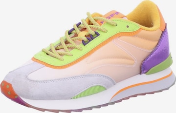 Sneaker bassa 'Sneaker Low Damen 1240300 2 Leder-Mix in rot' di HOFF in colori misti: frontale