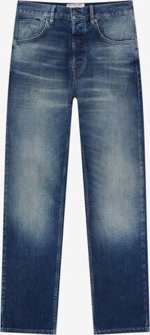 Pull&Bear Regular Jeans in Blue: front