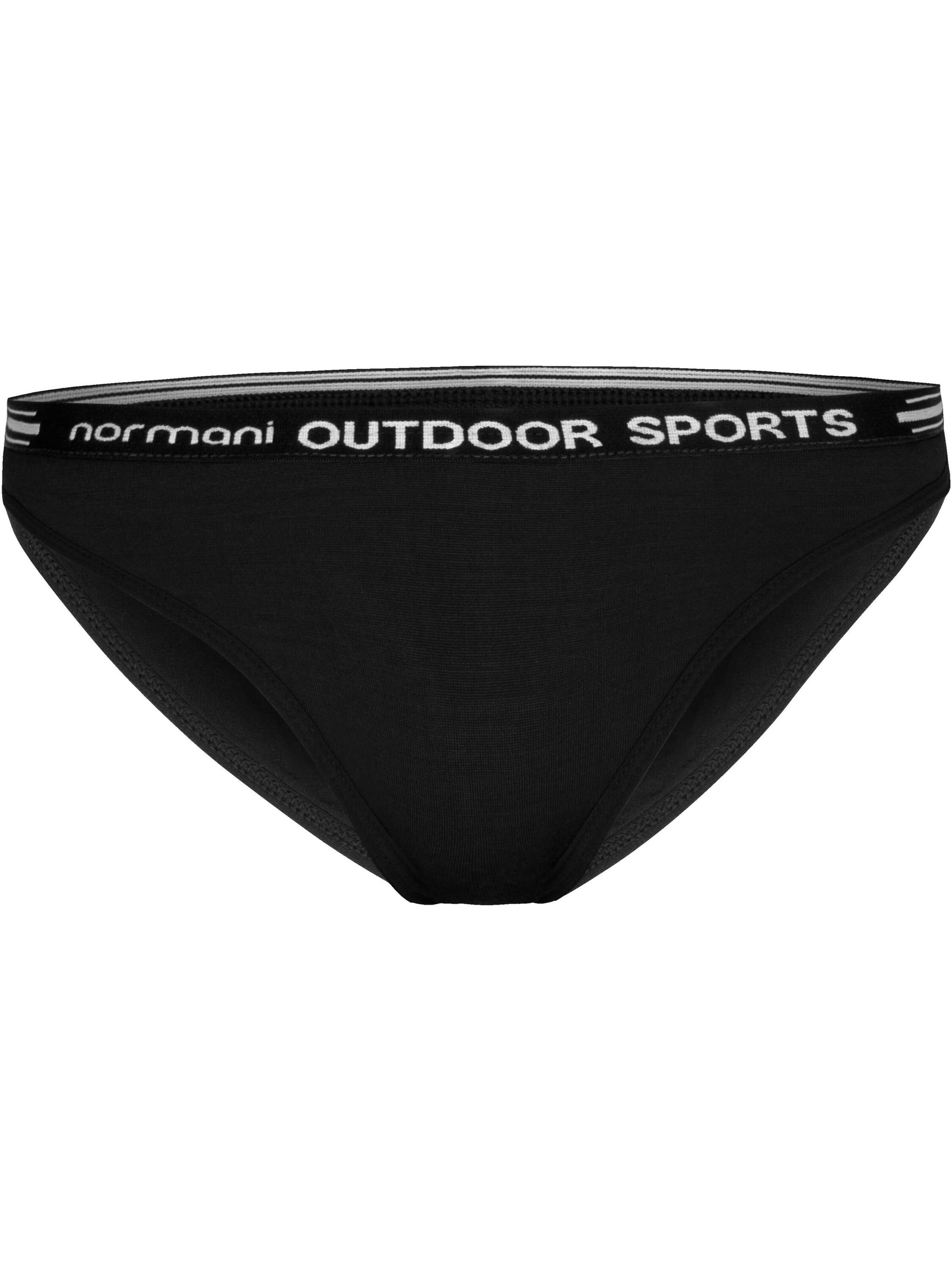 normani Sportondergoed ' Mildura ' in Zwart: voorkant