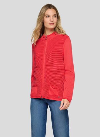Rabe Strickjacke in Rot: Vorderseite