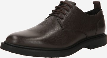 BOSS - Zapatos con cordón 'Larry' en marrón: frente