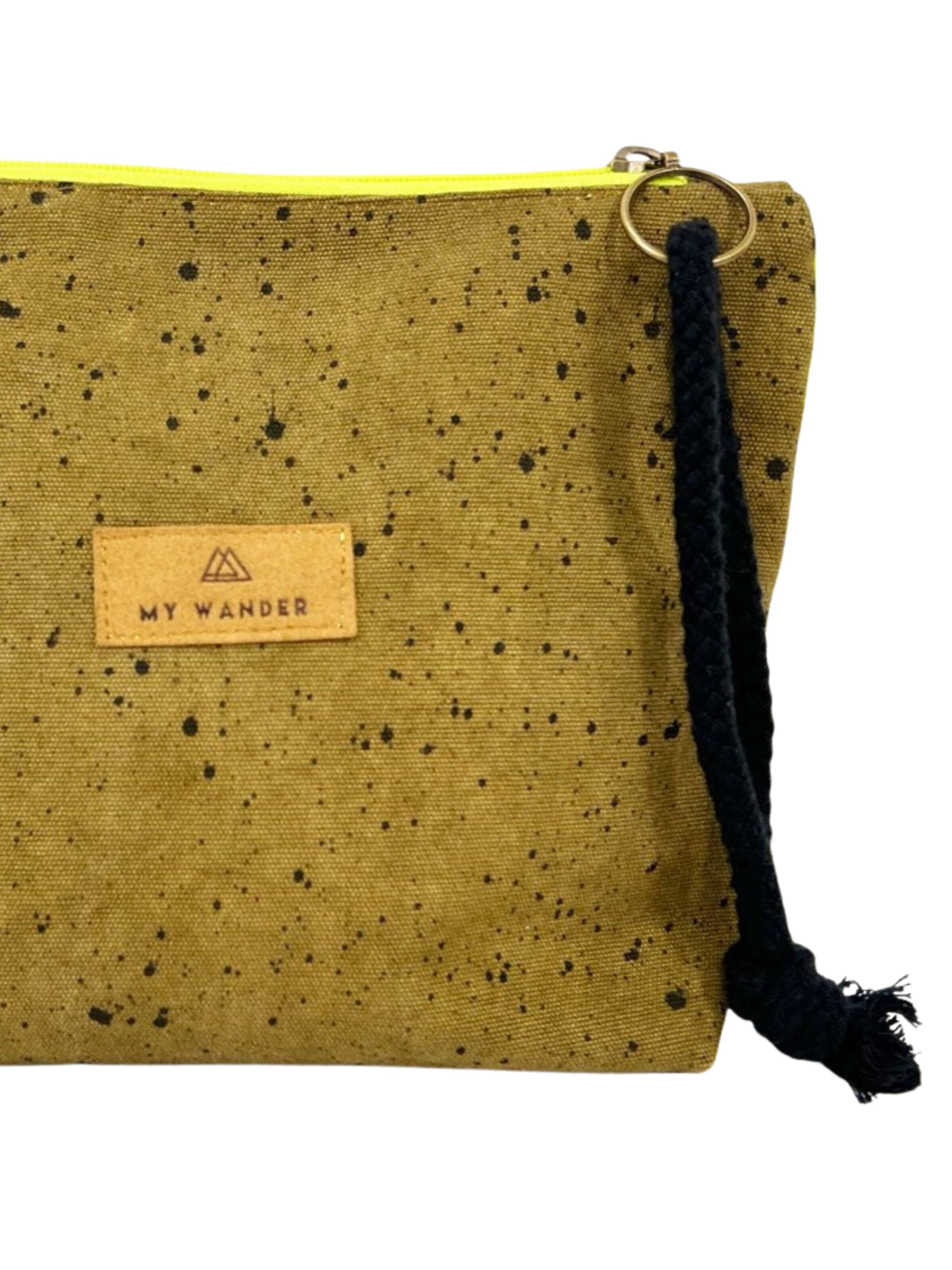 Mywander Toiletry Bag 'Portofino Repelente' in Yellow: front
