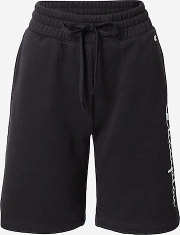 Champion Authentic Athletic Apparel Regular Sports trousers in Black: front