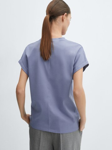 MANGO Shirt 'SEVILLA' in Blauw