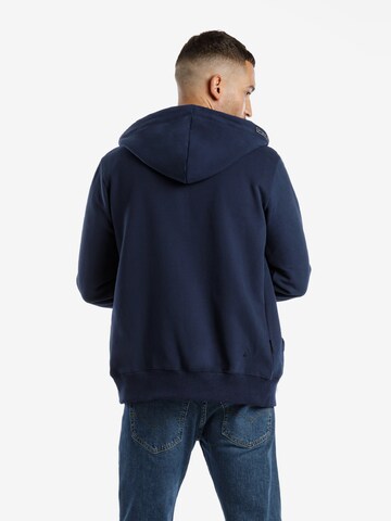 SPITZBUB Zip-Up Hoodie ' Street ' in Blue