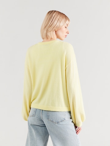 PIECES Strickjacke 'PCNAOMI' in Gelb