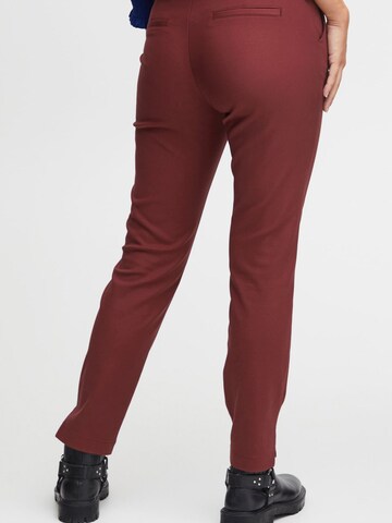 PULZ Jeans Slim fit Chino trousers 'Bindy' in Red