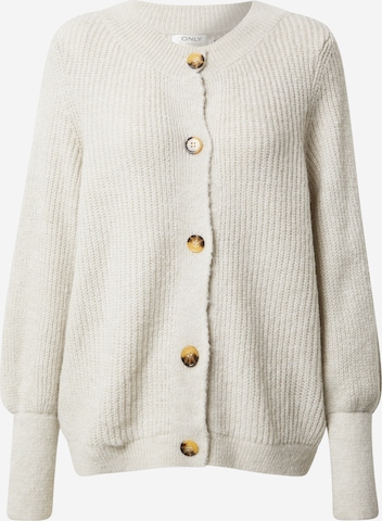 Cardigan 'ONLCLARE' ONLY en beige : devant