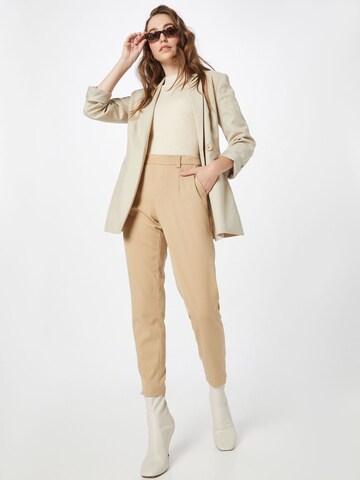 OBJECT - Tapered Pantalón 'LISA' en beige