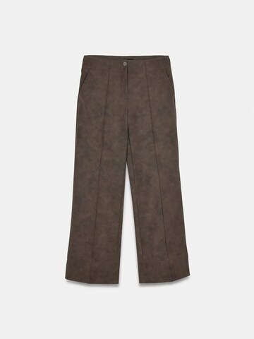 Wide Leg Pantalon Dilvin en marron : devant