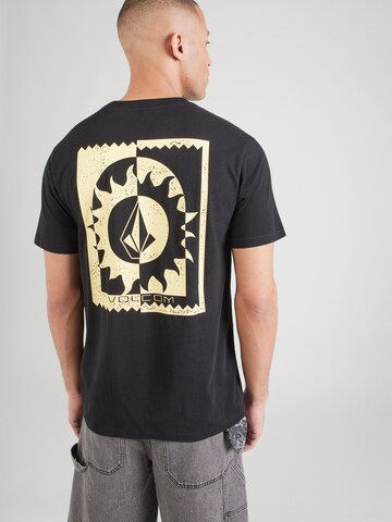 Volcom Μπλουζάκι 'BURNER' σε μαύρο: μπροστά
