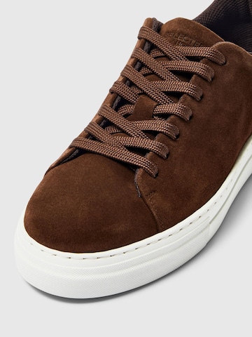 Baskets basses 'SLHDavid' SELECTED HOMME en marron