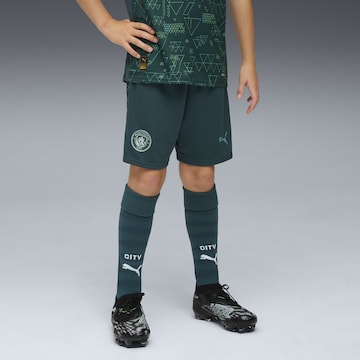 PUMA Regular Sportshorts 'Manchester City 25/26' in Grün: Vorderseite