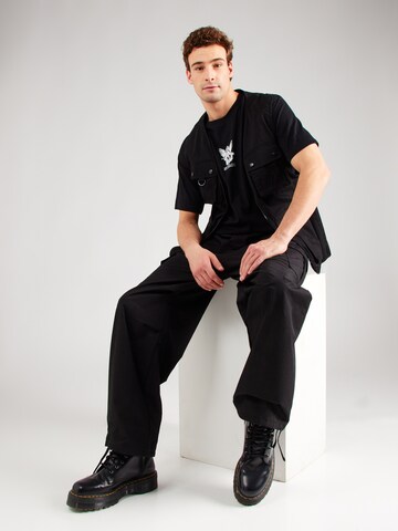 JACK & JONES Μπλουζάκι 'JORBRADLEY GRIF' σε μαύρο