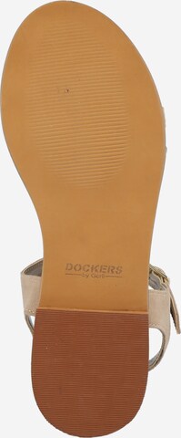 Sandale cu baretă de la Dockers by Gerli pe bej