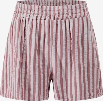 SASSYCLASSY Regular Trousers in Pink: front