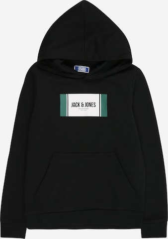Jack & Jones Junior Sweatshirt 'JJHAYATO' in Black: front