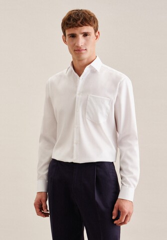 SEIDENSTICKER Comfort fit Business shirt in White: front