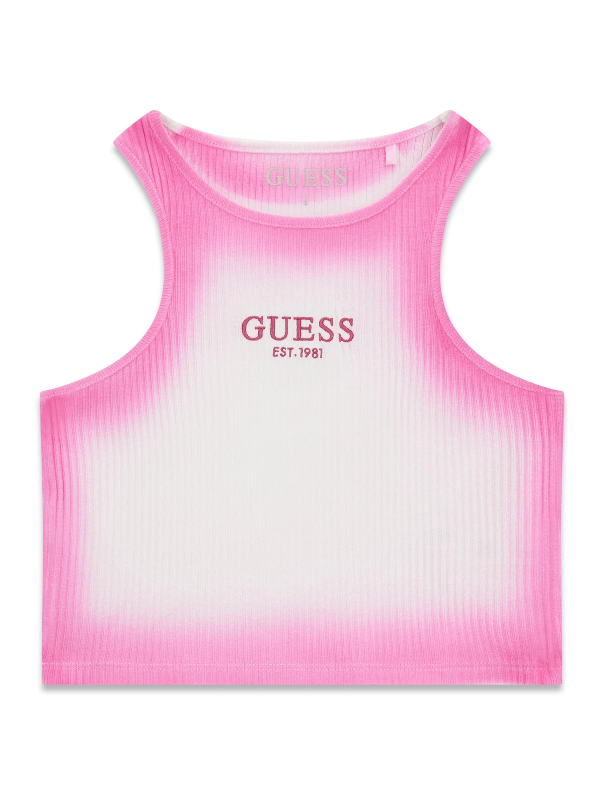 GUESS Топ в Лиловый: спереди