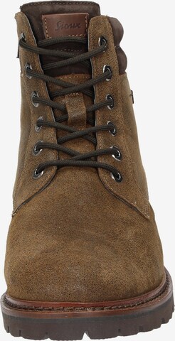 SIOUX Lace-Up Boots in Brown