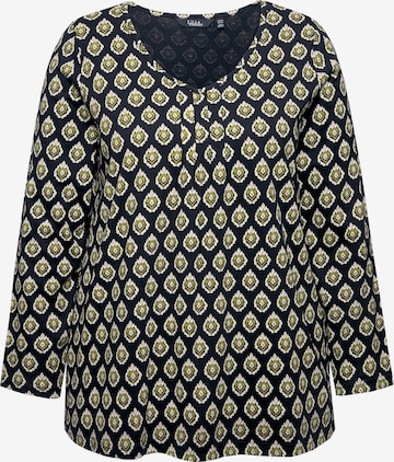 Ulla Popken Shirt in Zwart: voorkant